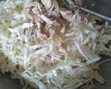 Foto langkah ke 6 dari resep Lumpia isi kol dan ayam.
