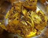 A picture of step 5 of Jackfruit pickle.