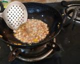 A picture of step 3 of Cornflakes Chivda. (Makai Chivda).