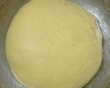 Foto langkah ke 4 dari resep Kunyit Chili Flakes Cheese Sourdough Bread (Open Bake Method).