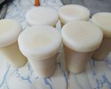 A picture of step 3 of Khoaa kulfi.