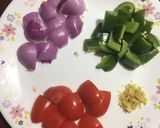 A picture of step 1 of Soya Tikka Masala.