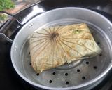 รูปขั้นตอนการทำที่ 2 ของ ข้าวห่อใบบัว