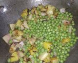 मूंगा आलू मटर की सब्जी (moonga aloo matar ki sabzi recipe in Hindi) रेसिपी चरण 4 फोटो