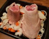 A picture of step 2 of Grilled Pork Shank.