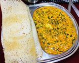 A picture of step 5 of Cheese- Paneer ghotala dosa.