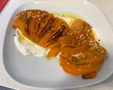 Foto del paso 5 de la receta Calabaza al horno con crema de queso de cabra
