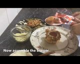 A picture of step 7 of Zinger burger recipe restaurant style.