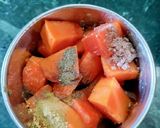 A picture of step 2 of Papaya Smoothie.