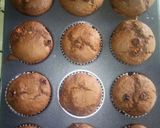 A picture of step 7 of Banana cocoa muffins.