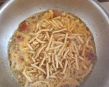 A picture of step 4 of Kathiyawadi sev tameta nu shaak.