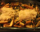 Foto del paso 11 de la receta: Arroz con pescado al horno