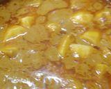 A picture of step 3 of Aloo Gosht.