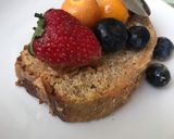Foto del paso 6 de la receta: Keke integral relleno con fresas y dulce de leche