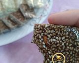عکس مرحله 3 از دستور کنجد بار عسلی شکلاتی