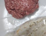 عکس مرحله 2 از دستور ساندویچ گوشت چرخکرده با پنیر واسفناج