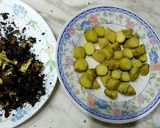 A picture of step 2 of Shakar Kand Chaat.