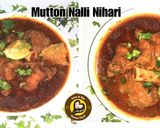A picture of step 1 of Mutton Nalli Nihari.
