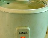 A picture of step 5 of Mushroom Biriyani.