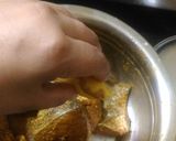A picture of step 3 of Lemon fish fry.