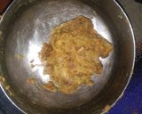 A picture of step 2 of Black Chana Parantha.