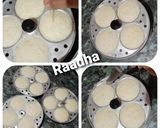 A picture of step 6 of Rava Idli or Instant Idli.