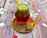 Hình bước làm 2 của món Trà Đào Hạt Chia