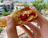 Φωτογραφία βήματος 20 της συνταγής Κουλούρια με γέμιση πίτσας (πιτσοκούλουρα) και τυροκούλουρα - αφρός!