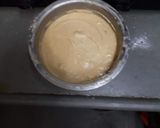 A picture of step 2 of Chocolate vanila layered cake.