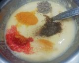 A picture of step 2 of Sliced Potato Chila.