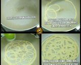 A picture of step 3 of 4 different types of Pancakes.