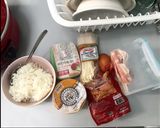 รูปขั้นตอนการทำที่ 1 ของ ข้าวผัดกิมจิไข่ยุ่ย