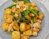 塔香蝦仁豆腐的食譜步驟3照片