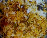 A picture of step 9 of Dum biryani.