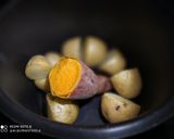 Foto del paso 1 de la receta: 🌈Panecillos al Huevo de Boniato, Cúrcuma y Pimienta🌈