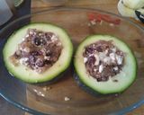 Une image de l'étape 4 de Courgette farcie végétarienne.