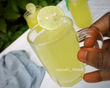 A picture of step 4 of Sparkling ginger lemonade🍹.