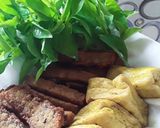 Foto langkah ke 5 dari resep Goreng dage oncom dan tahu kuning kemangi simple.