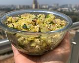 A picture of step 5 of Keto Upma.