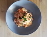 Foto del passaggio 3 della ricetta Risotto zucca e salsiccia 🍚🍖🌿😋