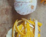A picture of step 1 of Orange candies in two varieties.