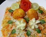 A picture of step 6 of Egg Biryani.
