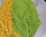 A picture of step 4 of Palak patra.
