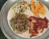A picture of step 8 of Breakfast Wrap with leftover roti.