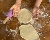 A picture of step 1 of Instant flatbread.