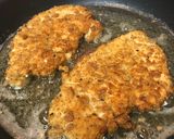 A picture of step 2 of Chicken Parmesan.