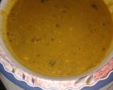 A picture of step 4 of Mong masoor daal.