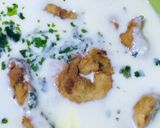 A picture of step 2 of Restaurant style dahi vadas.