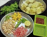 A picture of step 1 of Sweet Potato Chaat.