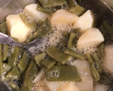 Foto del paso 2 de la receta: Tortilla de judía verde y patata con pimentón y ajo en polvo